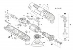 Bosch 3 603 A02 000 PMF 220 CE Multipurpose  tool Spare Parts